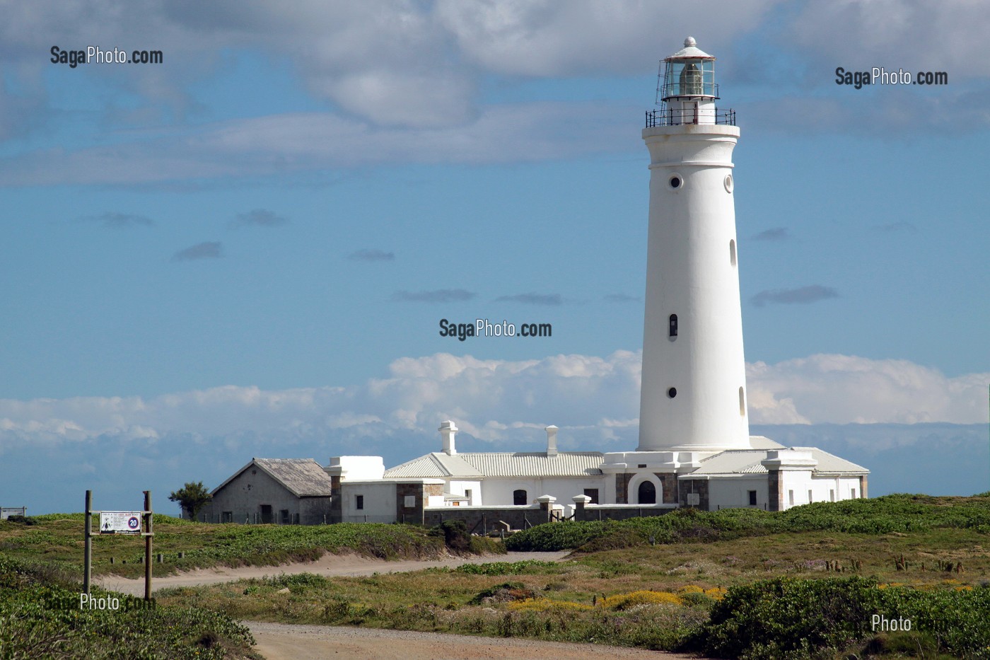 PHARE DU CAP SAINT-FRANCIS, SAINT-FRANCIS, ROUTE DES JARDINS, KLEIN OU PETIT KAROO, PROVINCE DU CAP OCCIDENTAL, AFRIQUE DU SUD 