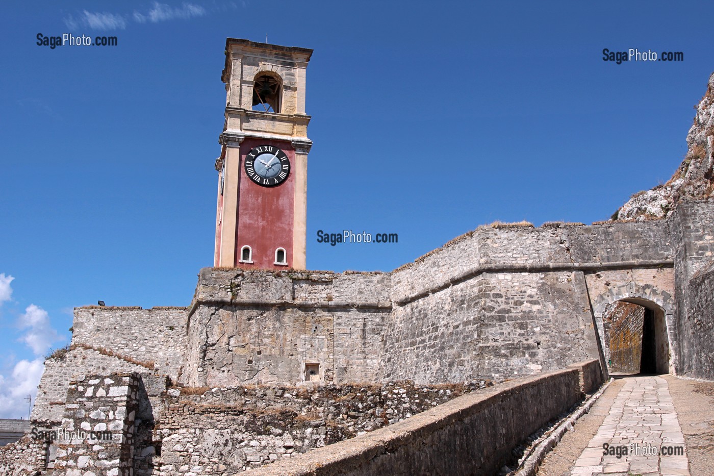 PALAIO FROURIO, ANCIENNE CITADELLE DE CORFOU (KERKYRA), ILE DE CORFOU, GRECE 