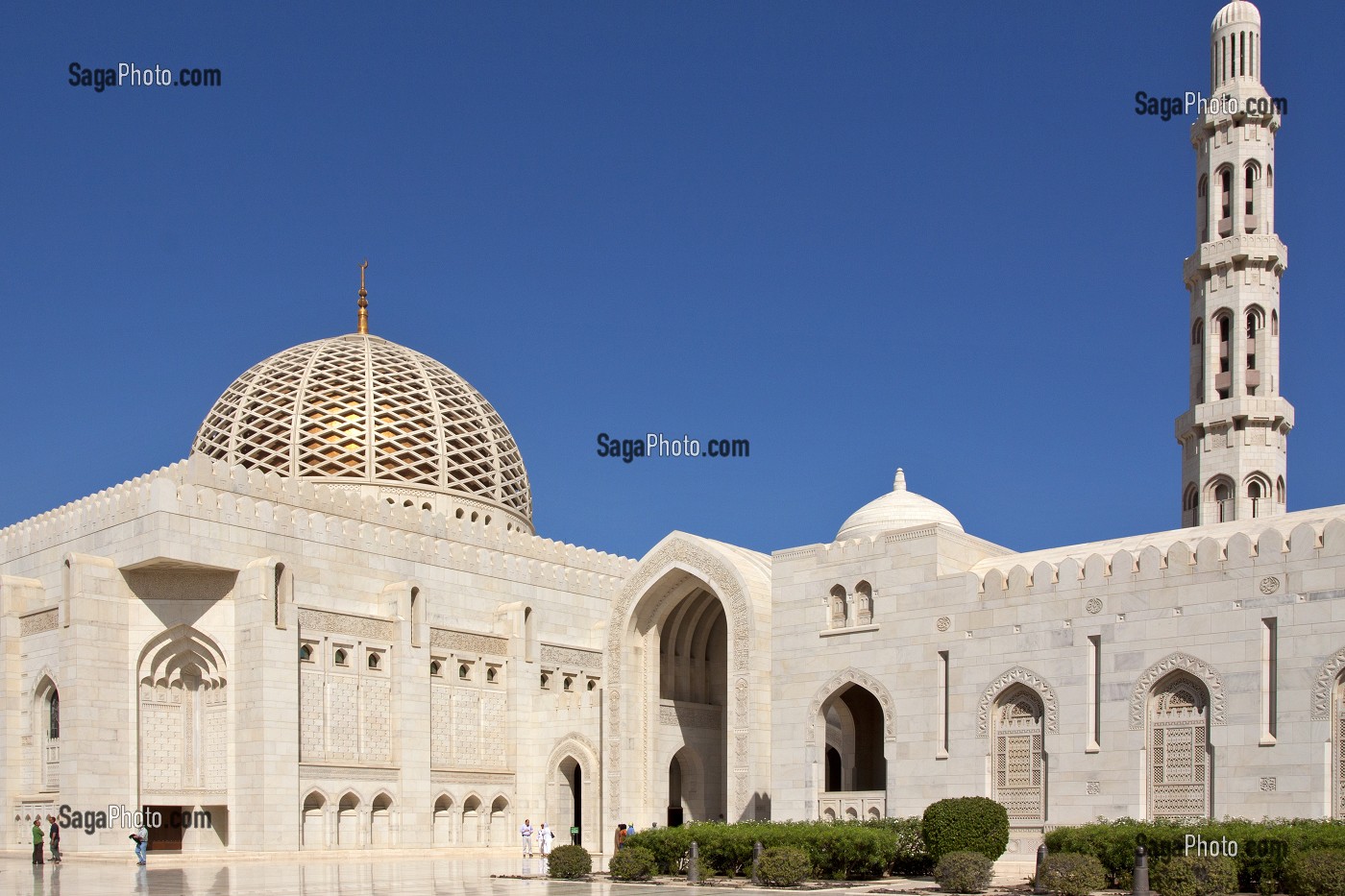 GRANDE MOSQUEE DU SULTAN QABOOS INAUGUREE EN 2001, MASCATE, SULTANAT D'OMAN, MOYEN-ORIENT 