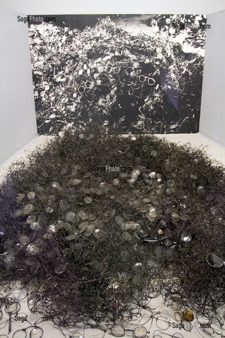 CAMP DE CONCENTRATION D'AUSCHWITZ, MUSEE D'ETAT D'AUSCHWITZ-BIRKENAU, SITE CLASSE PATRIMOINE MONDIAL DE L'UNESCO, OSWIECIM, SILESIE, POLOGNE 