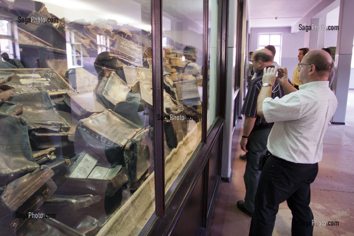 CAMP DE CONCENTRATION D'AUSCHWITZ, MUSEE D'ETAT D'AUSCHWITZ-BIRKENAU, SITE CLASSE PATRIMOINE MONDIAL DE L'UNESCO, OSWIECIM, SILESIE, POLOGNE 