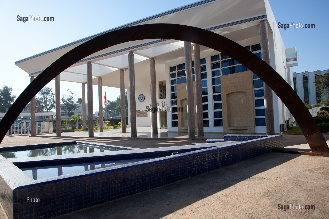 SITE DE LA MODERNE ECOLE NATIONALE D’ARCHITECTURE DU MAROC, RABAT MAGHREB 