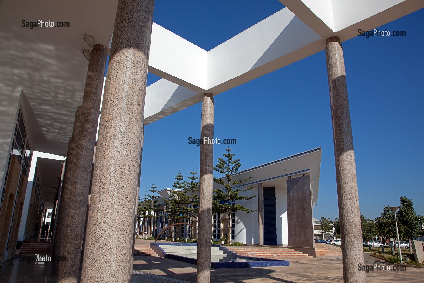 SITE DE LA MODERNE ECOLE NATIONALE D’ARCHITECTURE DU MAROC, RABAT MAGHREB 