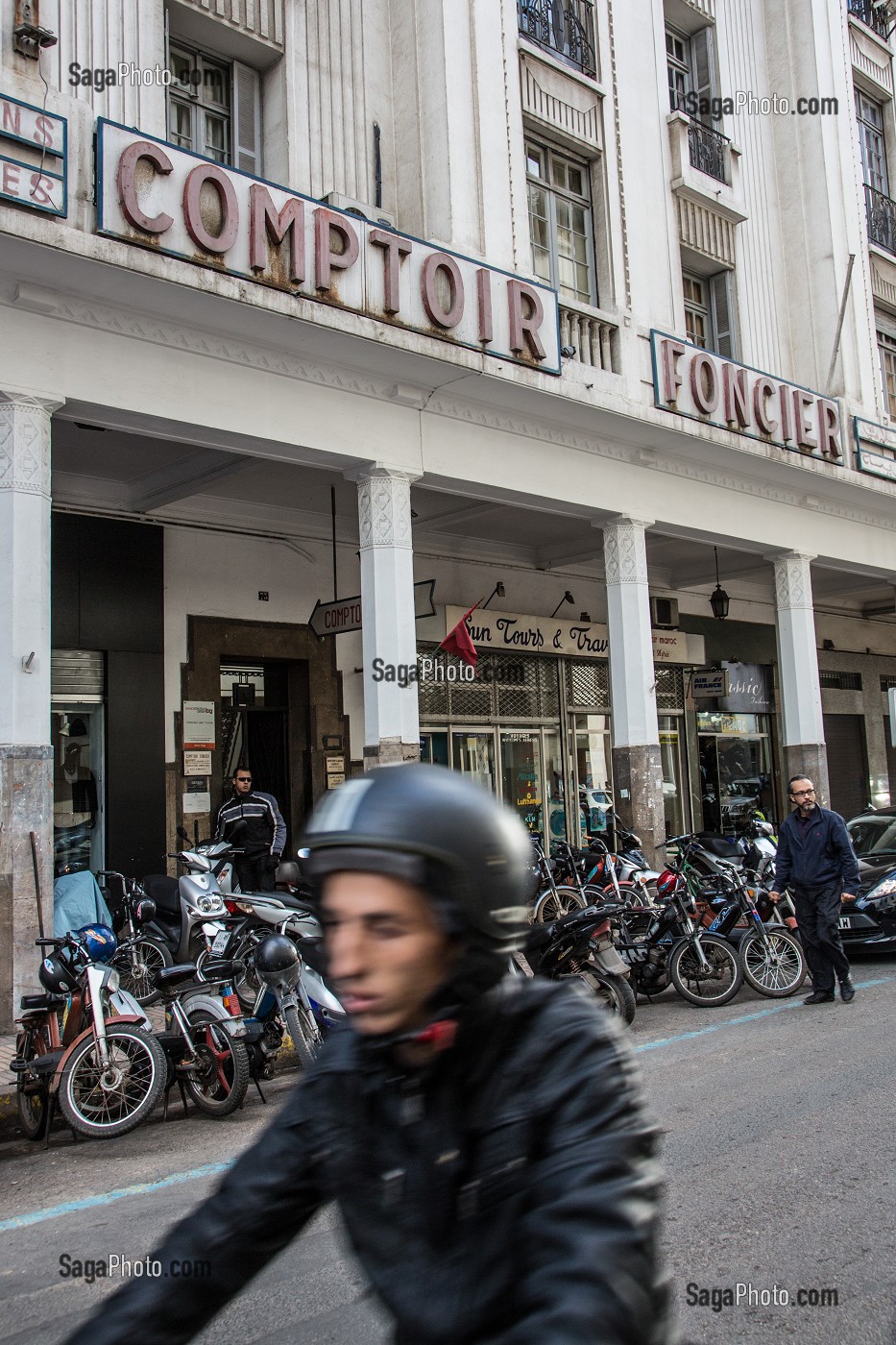 COMPTOIR FONCIER, RUE CHENIER, CASABLANCA, MAROC, AFRIQUE 
