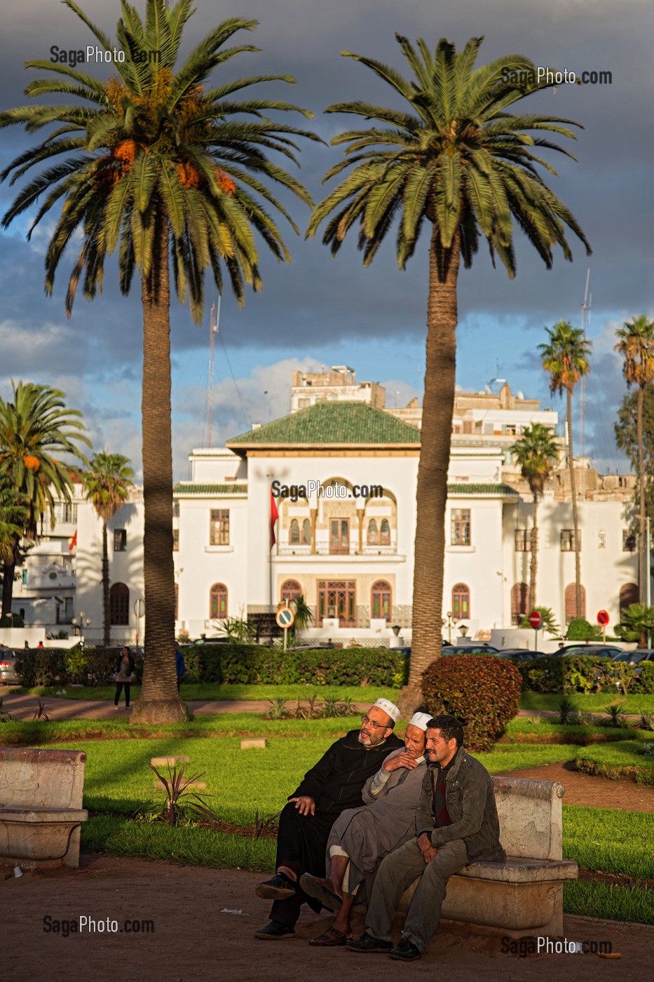 CASERNE MILITAIRE, PLACE MOHAMMED V, CASABLANCA, MAROC, AFRIQUE 