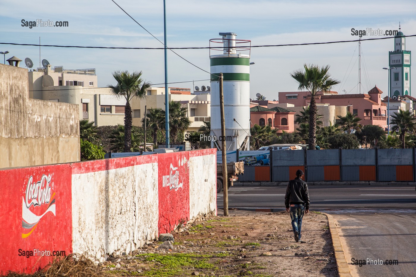 QUARTIER INDUSTRIEL DE AIN SEBAA, SOURCE DU LION, ROUTE COTIERE, CASABLANCA, MAROC, AFRIQUE 