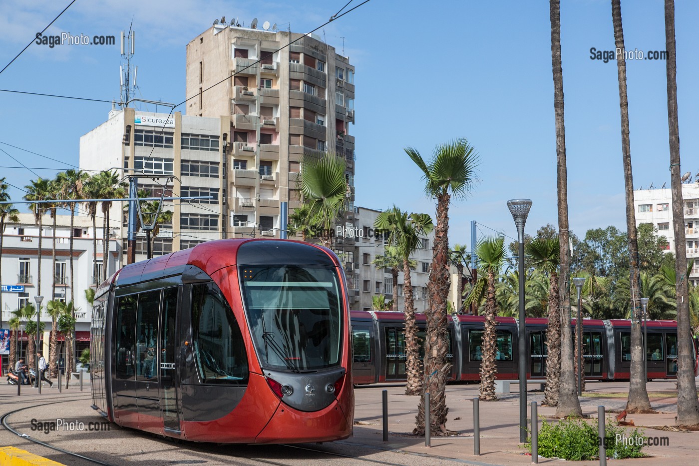 STATION DE TRAMWAY DE LA PLACE SIDI MOHAMED, ARRET GARE CASA VOYAGEURS 