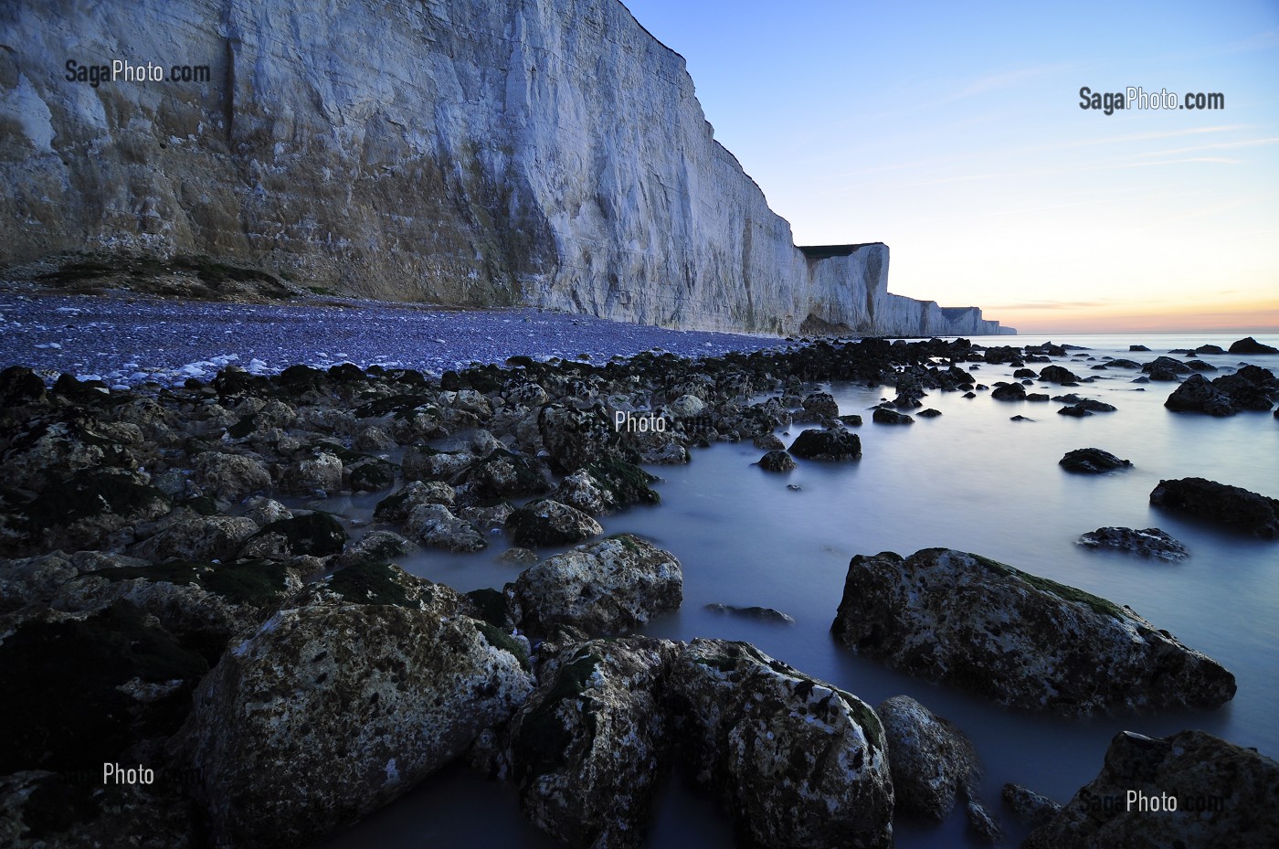 FALAISES, LITTORAL DE LA BAIE DE SOMME, FRANCE 