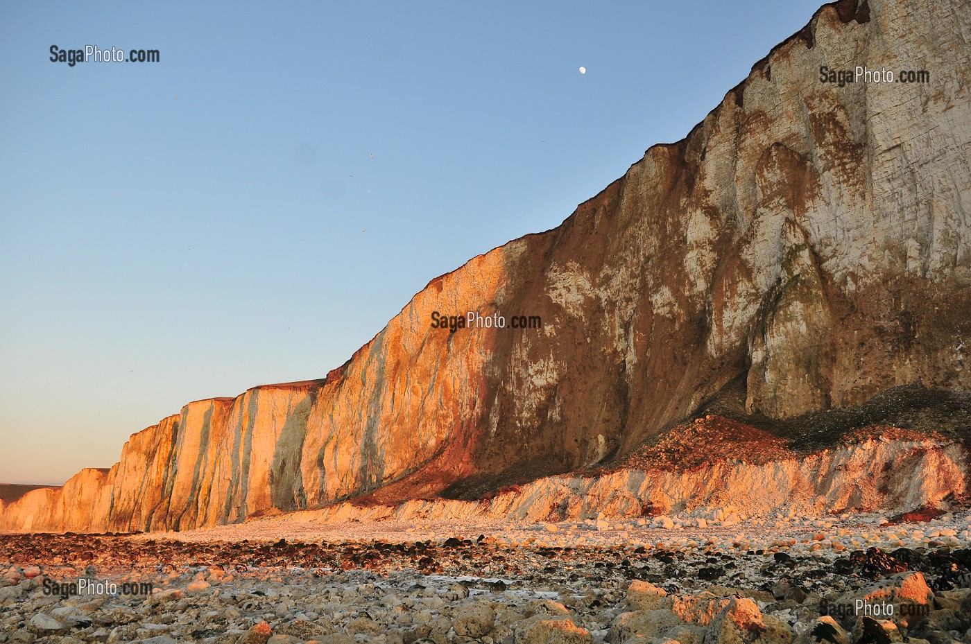 FALAISES, LITTORAL DE LA BAIE DE SOMME, FRANCE 