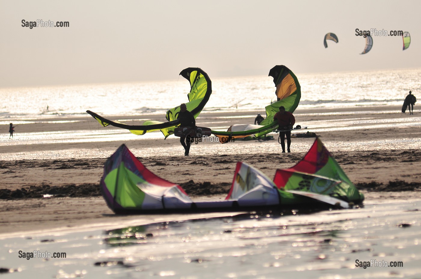 SPORTS DANS LA BAIE DE SOMME, FRANCE 