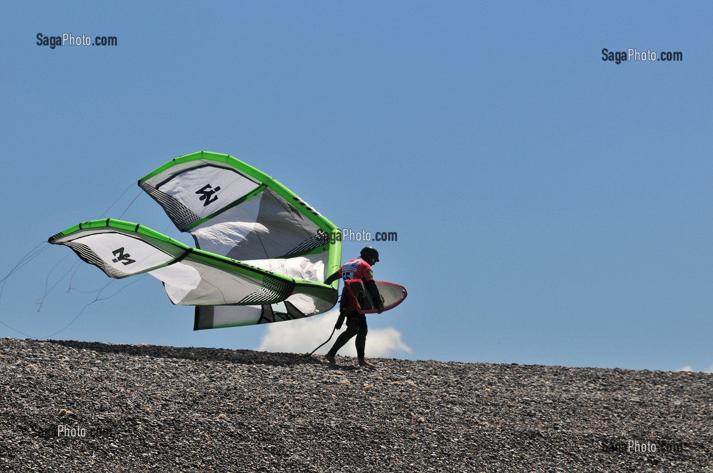 SPORTS DANS LA BAIE DE SOMME, FRANCE 
