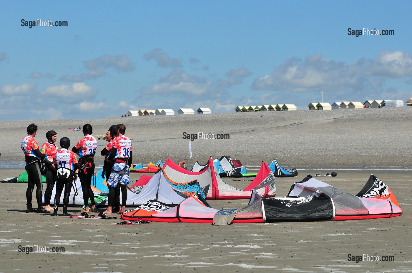 SPORTS DANS LA BAIE DE SOMME, FRANCE 