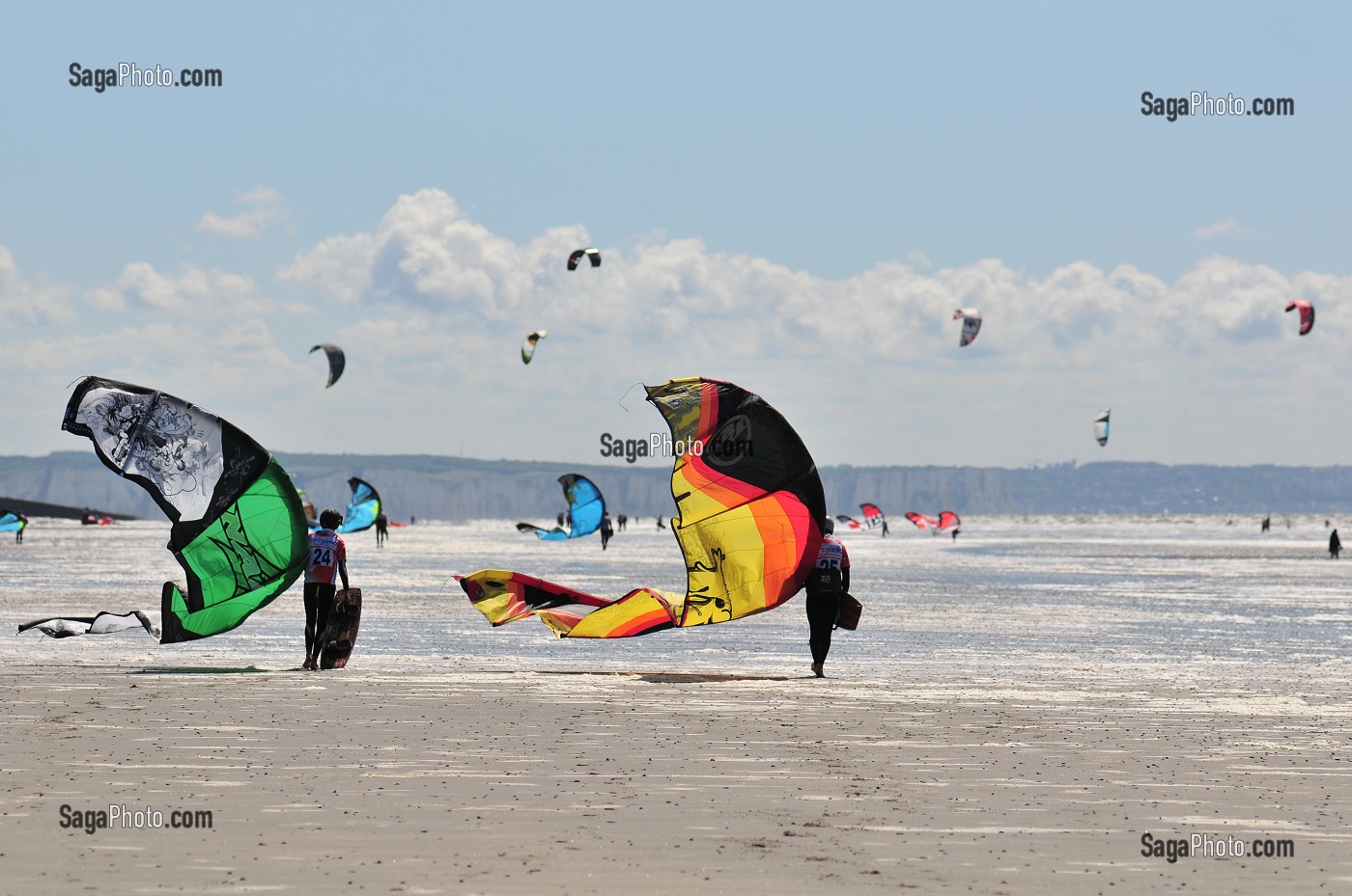 SPORTS DANS LA BAIE DE SOMME, FRANCE 