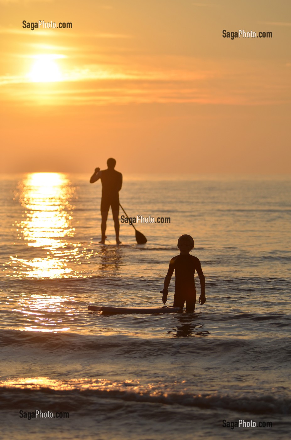 SPORTS DANS LA BAIE DE SOMME, FRANCE 