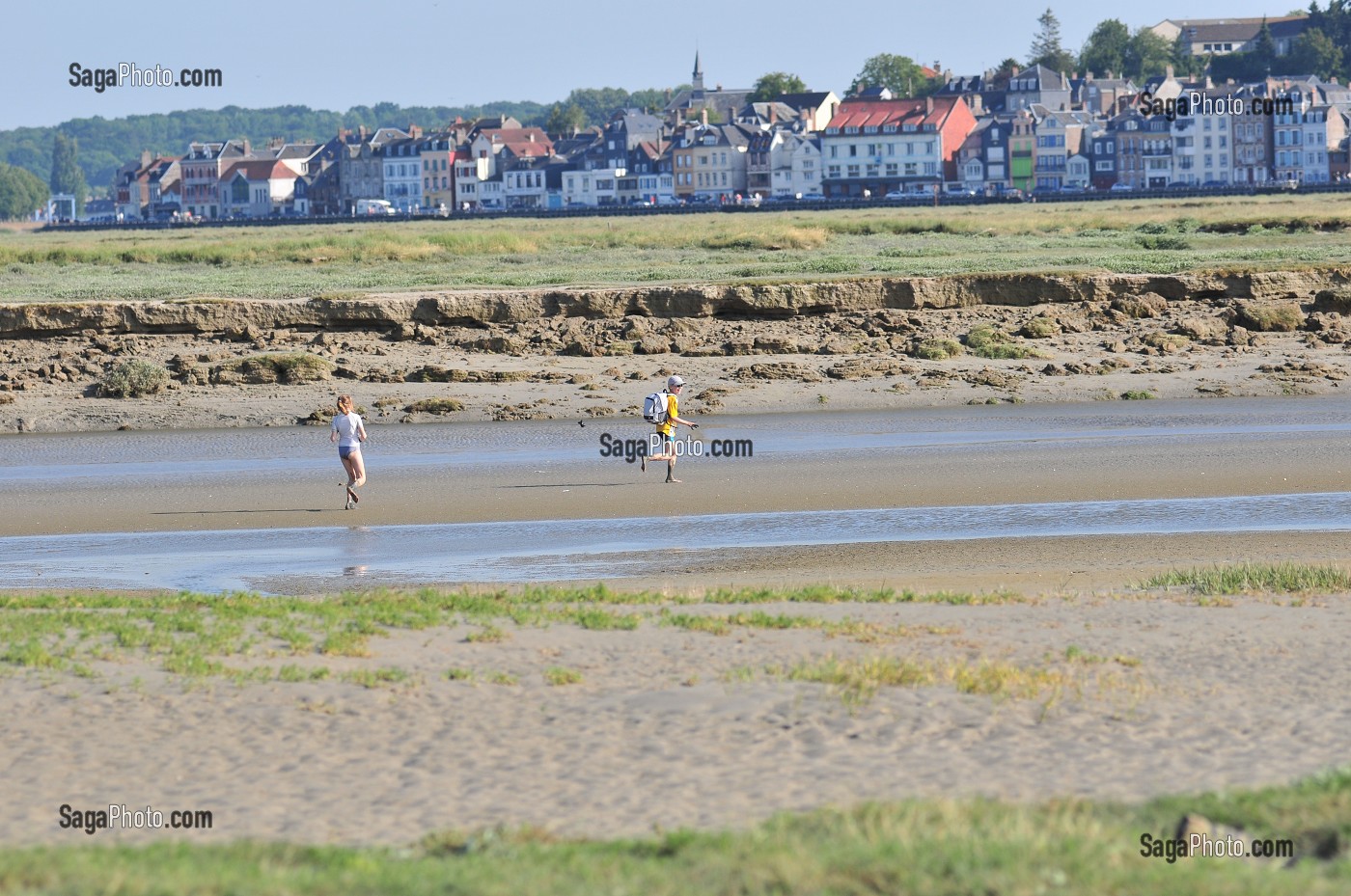 SAINT-VALERY-SUR-SOMME, BAIE DE SOMME, FRANCE 