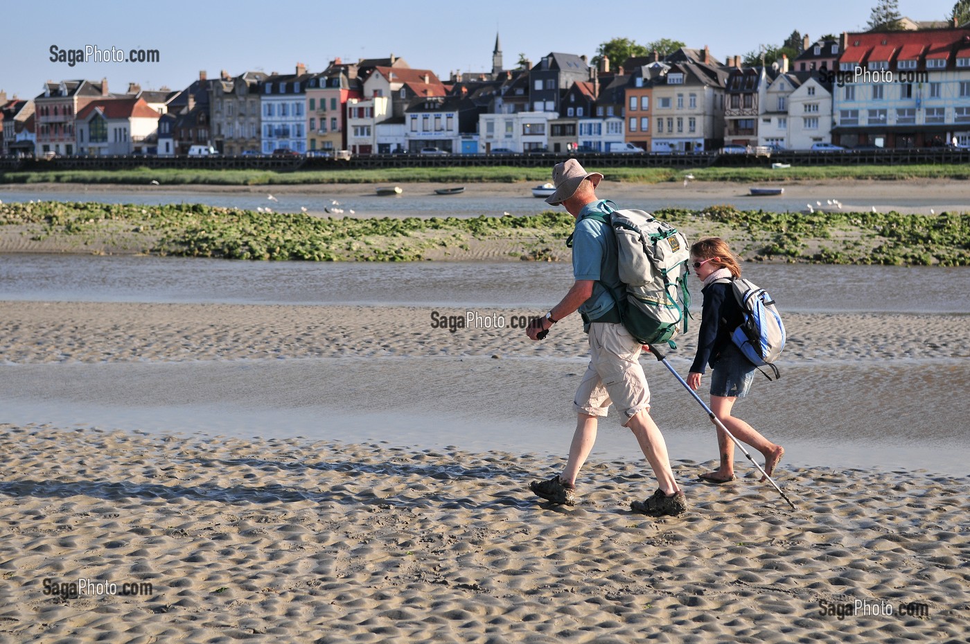 TRAVERSEE DE LA BAIE DE SOMME, FRANCE 