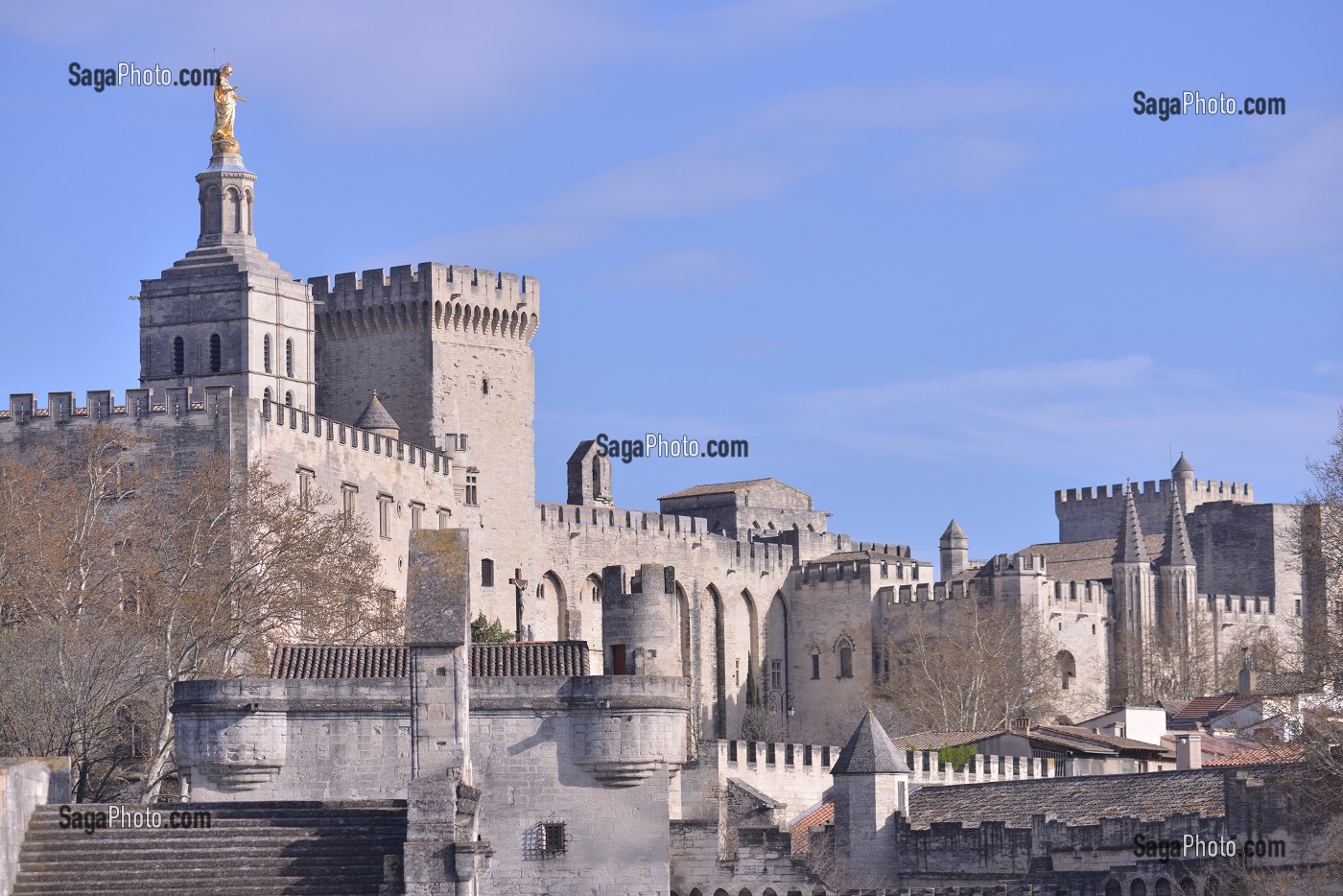 ILLUSTRATION VILLE D'AVIGNON, VAUCLUSE, FRANCE 