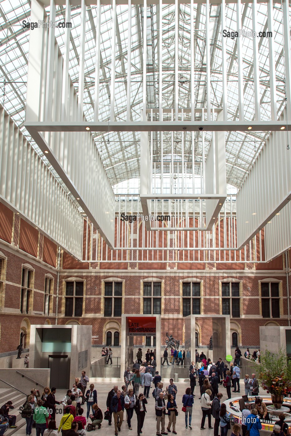 ENTREE DU MUSEE RIJKSMUSEUM, VILLE D'AMSTERDAM, PAYS-BAS 