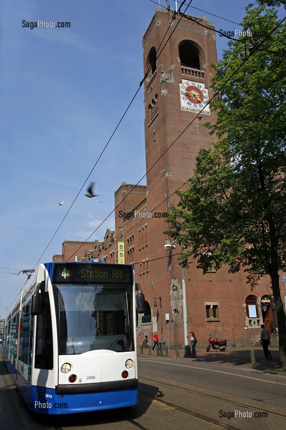 ILLUSTRATION DE LA VILLE D'AMSTERDAM, PAYS-BAS 