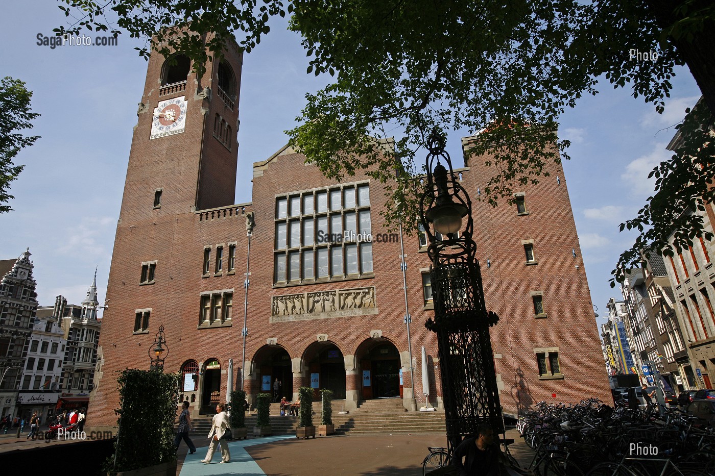 ILLUSTRATION DE LA VILLE D'AMSTERDAM, PAYS-BAS 