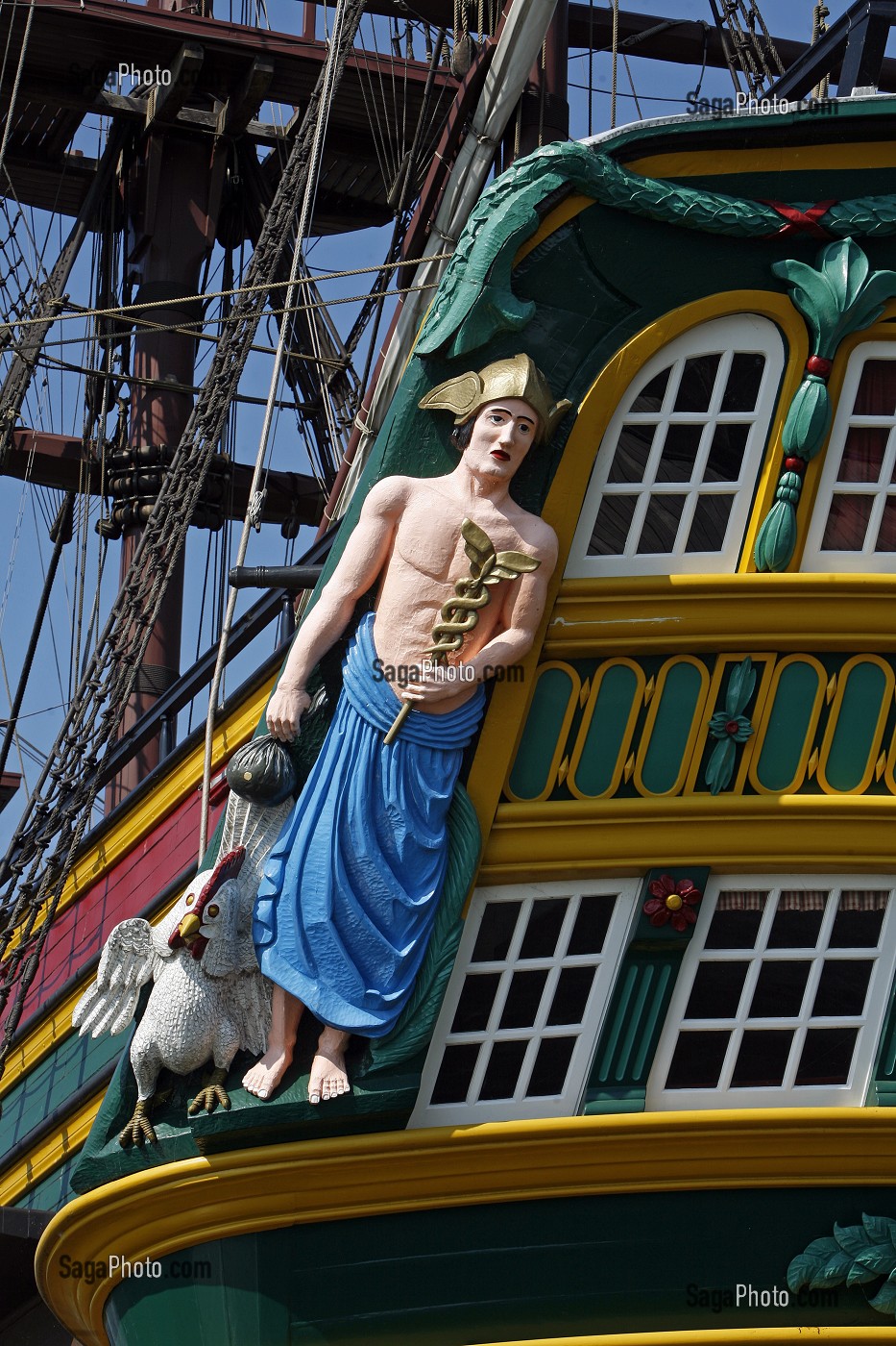 REPLIQUE DU VOILIER AMSTERDAM AU MUSEE NEDERLANDS SCHEEPVAART 