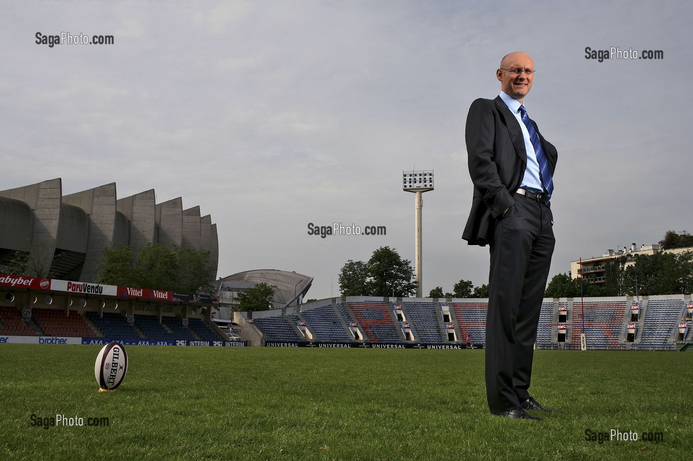 BERNARD LAPORTE PRESIDENT DE LA FEDERATION FRANCAISE DE RUGBY A XV, PARIS (75) 