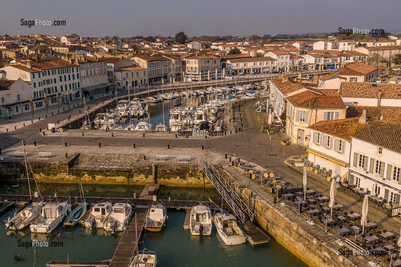 VUE AERIENNE, SAINT MARTIN DE RE, (17) CHARENTE-MARITIME, NOUVELLE AQUITAINE, FRANCE 