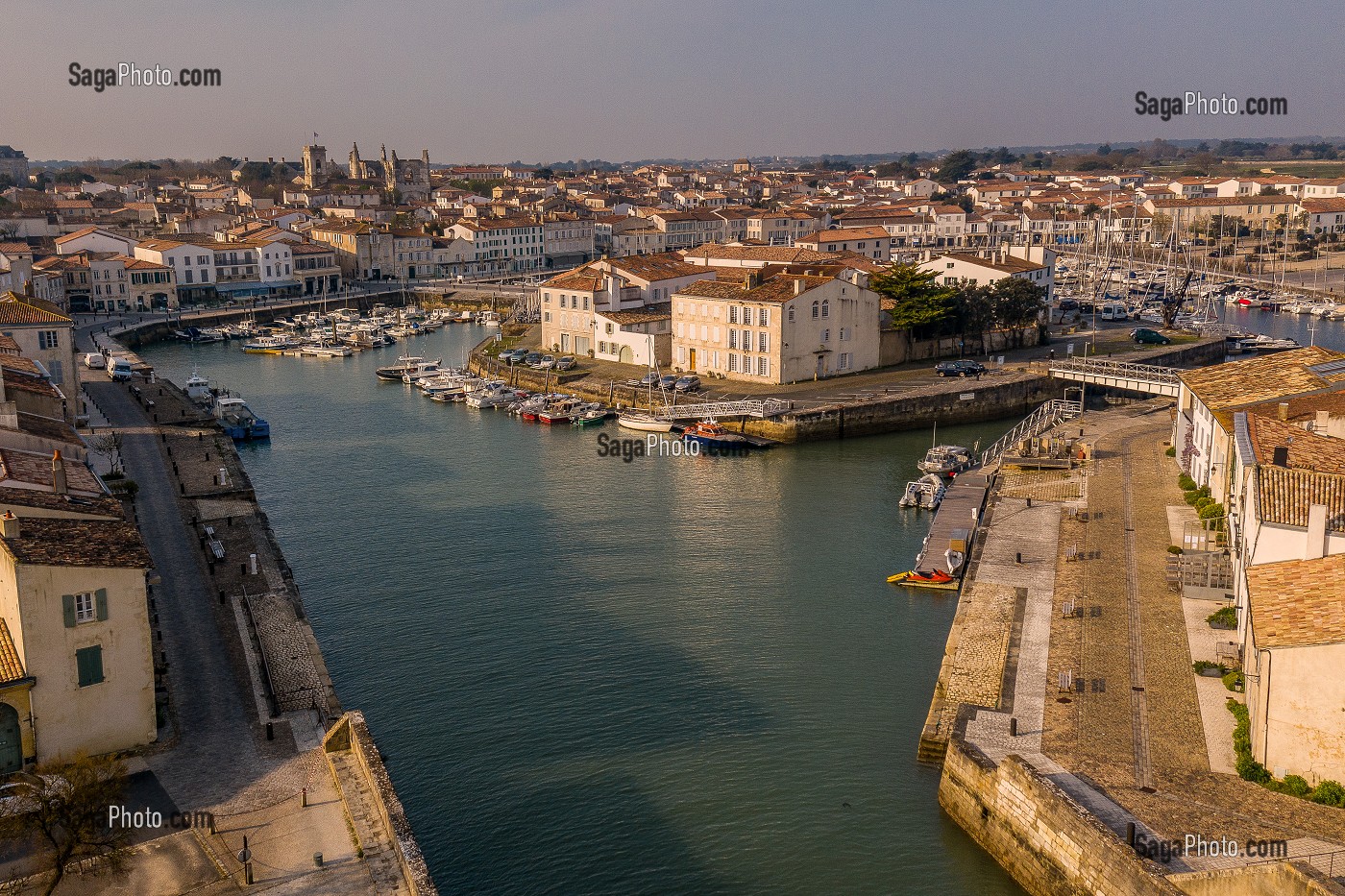 VUE AERIENNE, SAINT MARTIN DE RE, (17) CHARENTE-MARITIME, NOUVELLE AQUITAINE, FRANCE 