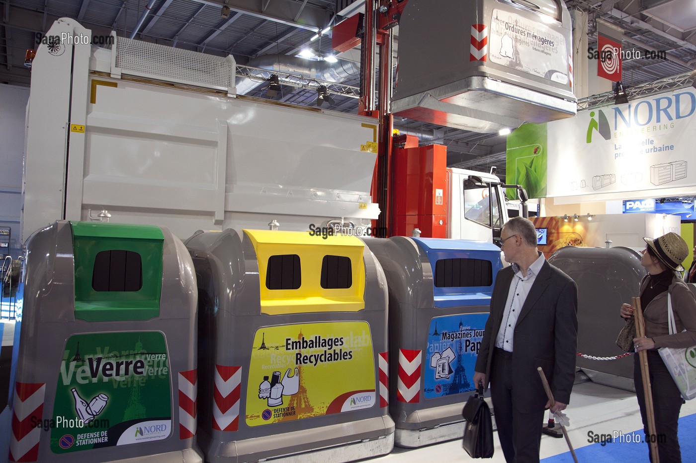 SYSTEME DE COLLECTE ET RECYCLAGE DES ORDURES MENAGERES, FRANCE 