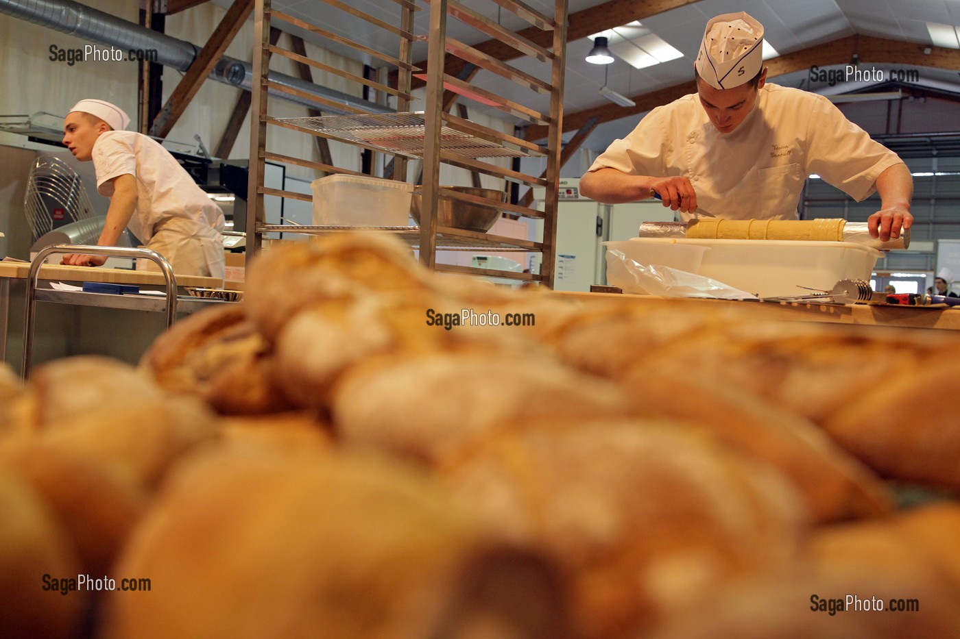 ETUDIANT EN BOULANGERIE PATISSERIE, 42 EME OLYMPIADES DES METIERS EN BRETAGNE, RENNES, FRANCE 