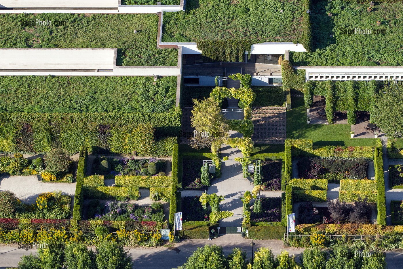 JARDINS DU MUSEE DES IMPRESSIONNISTES DE GIVERNY, VILLAGE BERCEAU DE L'IMPRESSIONNISME, EURE (27), NORMANDIE, FRANCE 