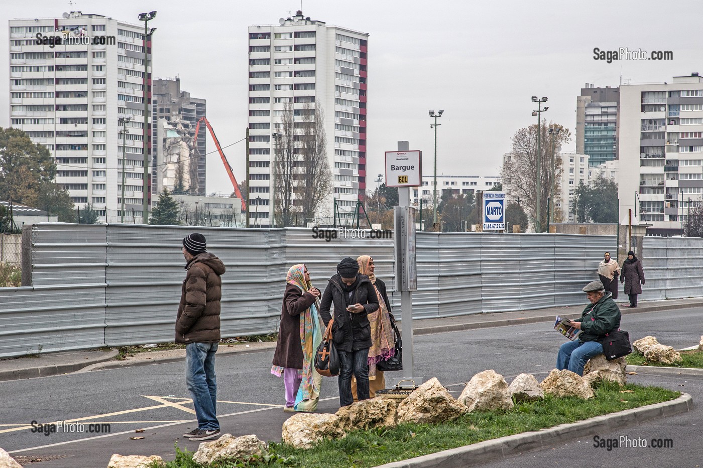 PLUS IMPORTANT PROGRAMME DE RENOVATION URBAINE  DE CLICHY-MONTFERMEIL, QUARTIER DE BARGUE, SEINE-SAINT-DENIS (93), ILE-DE-FRANCE 