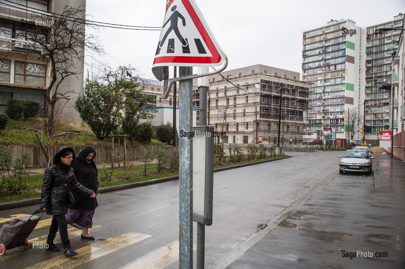 RENOVATION URBAINE DE LA VILLE DE CLICHY-SOUS-BOIS, SEINE-SAINT-DENIS (93), FRANCE 
