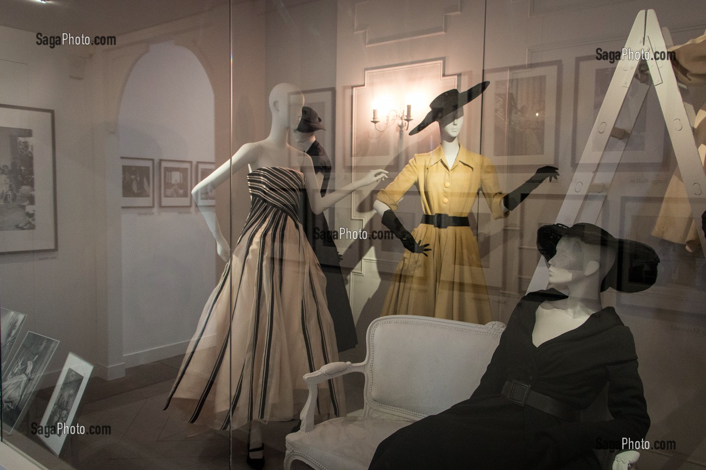 INTERIEUR DU MUSEE CHRISTIAN DIOR, GRANVILLE, MANCHE (50), FRANCE 