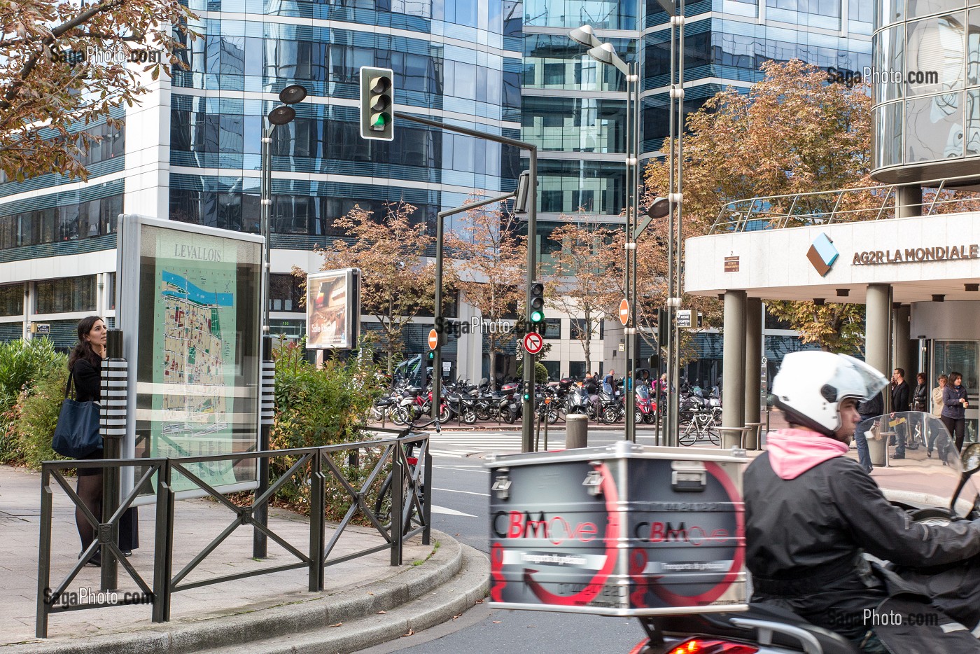 IMMEUBLE DE BUREAUX ET ASSURANCES, SIEGE AG2R LA MONDIALE, LEVALLOIS-PERRET (92), HAUTS DE SEINE, ILE DE FRANCE, FRANCE 