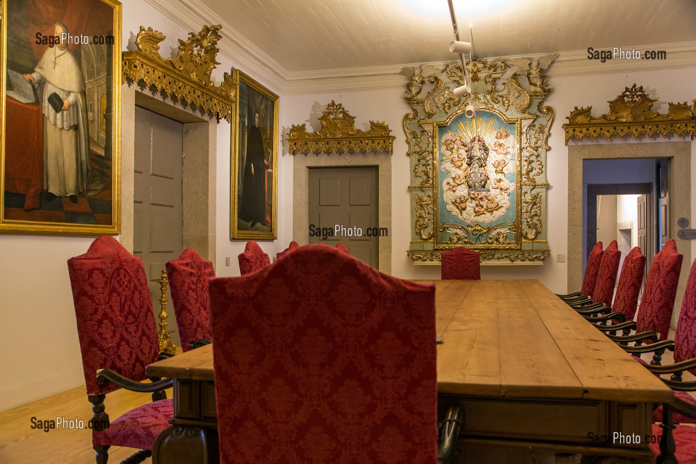 SACRISTIE, EGLISE DOS CLERIGOS (IGREJA), PORTO, PORTUGAL 