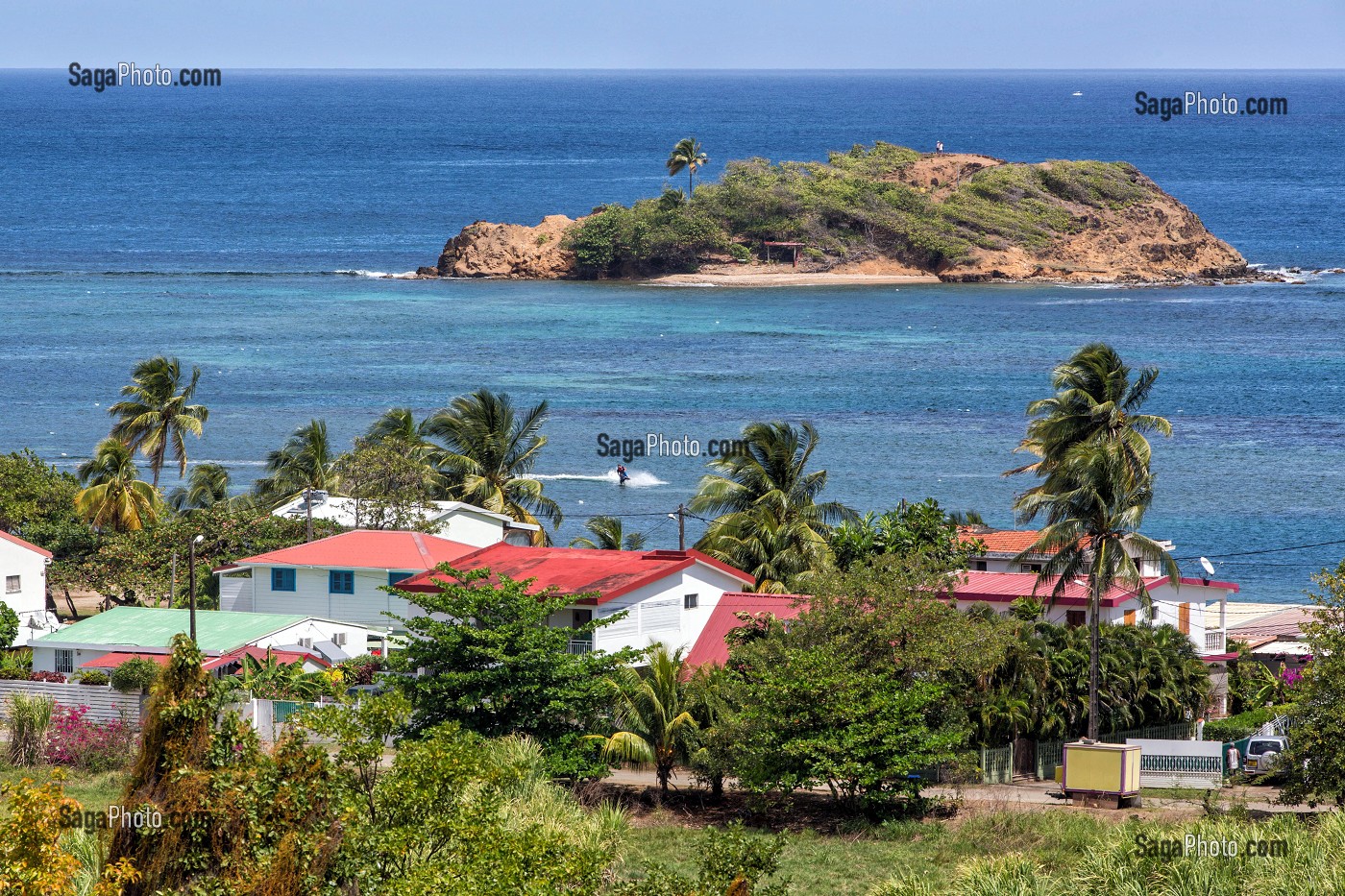 BORDS DE MER, TARTANE, ANSE ROUGE, LA TRINITE, PRESQU'ILE DE LA CARAVELLE, MARTINIQUE, ANTILLES FRANCAISES, FRANCE 