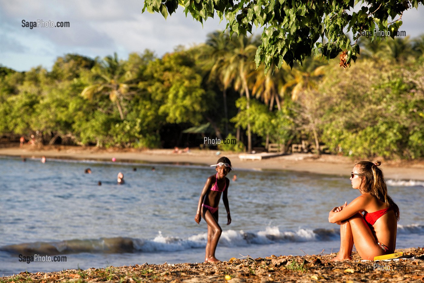 PLAGE DE LA BRECHE, TARTANE, LA TRINITE, PRESQU'ILE DE LA CARAVELLE, MARTINIQUE, ANTILLES FRANCAISES, FRANCE 