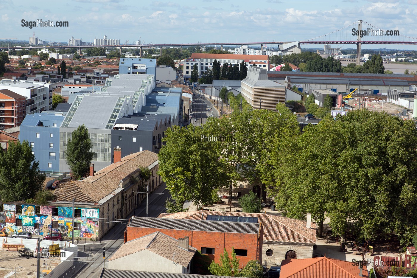 QUARTIER DU BATACLAN, VILLE DE BORDEAUX, GIRONDE (33), FRANCE 
