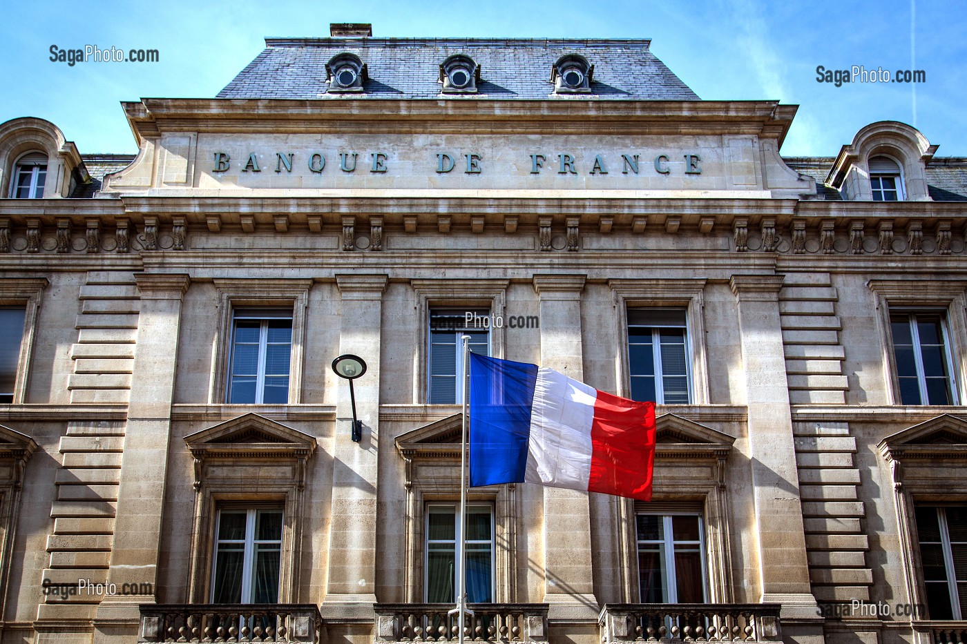 SIEGE DE LA BANQUE DE FRANCE, RUE ESPRIT DES LOIS, VILLE DE BORDEAUX, GIRONDE (33), FRANCE 