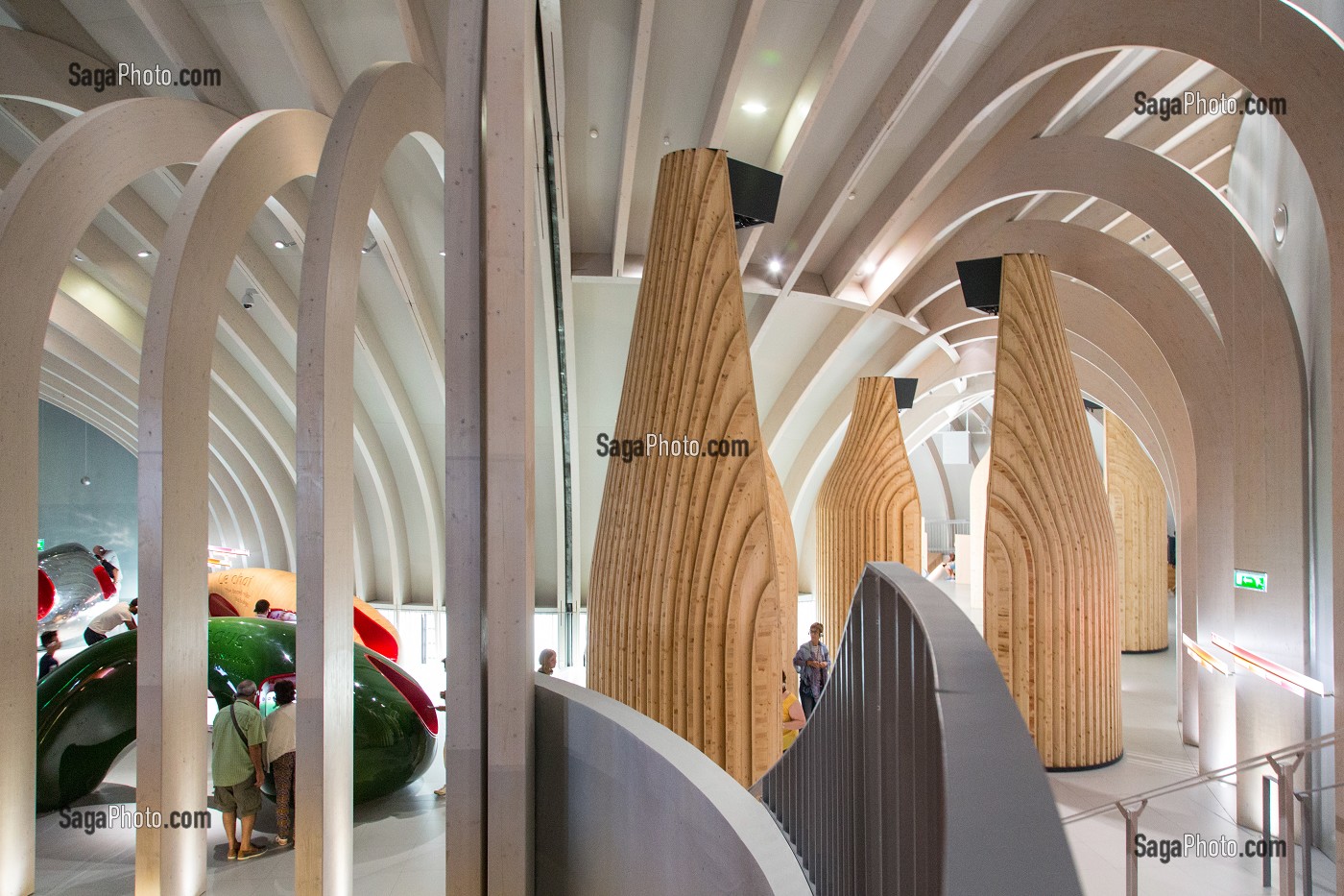 LE PARCOURS PERMANENT CREE PAR CASSON MANN, CITE DU VIN, ESPLANADE DE PONTAC, VILLE DE BORDEAUX, GIRONDE 33), FRANCE, MENTION OBLIGATOIRE : ARCHITECTE XTU ARCHITECTS/LA CITE DU VIN 
