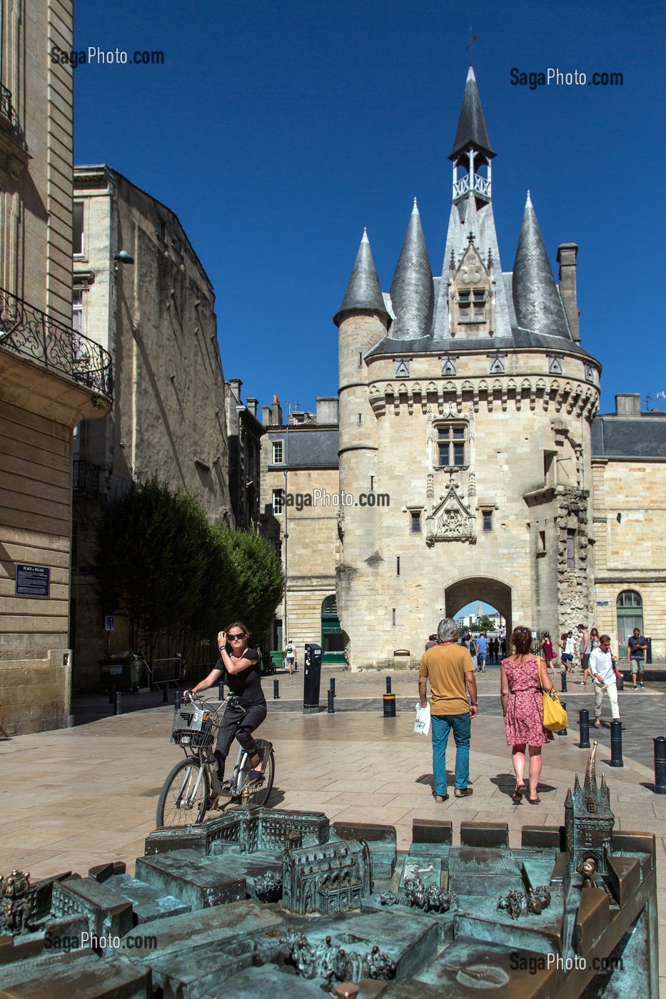 PORTE CAILHAU, PLACE DU PALAIS, VILLE DE BORDEAUX, GIRONDE (33), FRANCE 