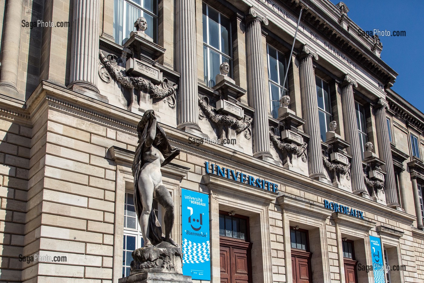 UNIVERSITE DE MEDECINE, FACULTE DE PSYCHOLOGIE, PLACE DE LA VICTOIRE, VILLE DE BORDEAUX, GIRONDE (33), FRANCE 