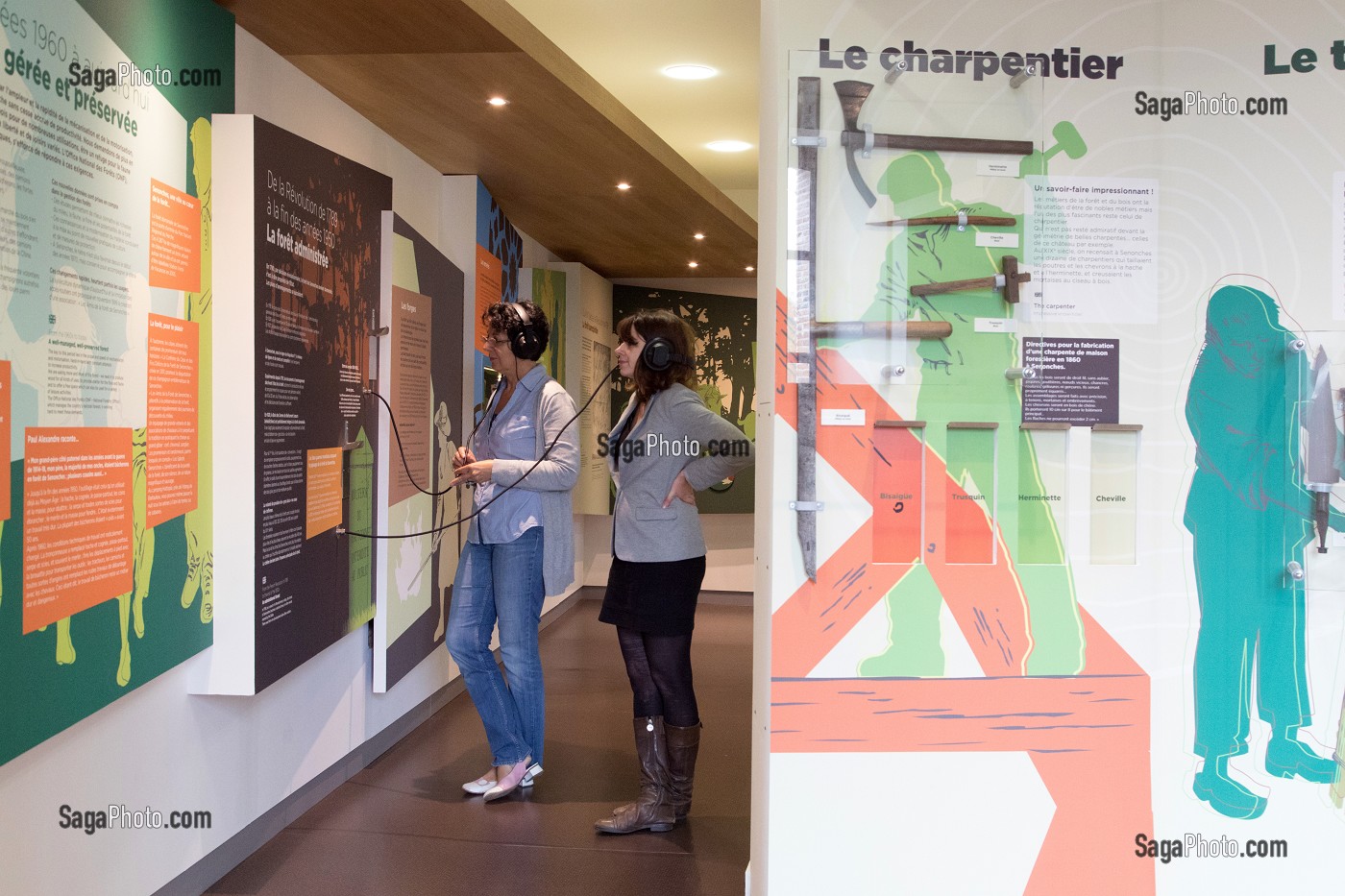 CENTRE D'INTERPRETATION DE LA FORET ET DE L'HOMME, CHATEAU DE SENONCHES (28), FRANCE 