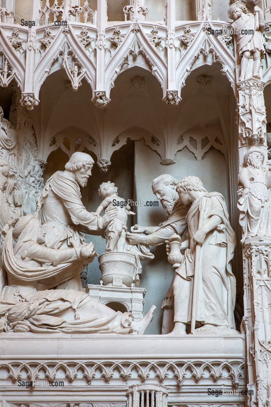 LA CIRCONCISION DE L'ENFANT JESUS, TOUR DE CHOEUR, CATHEDRALE NOTRE-DAME, CHARTRES (28), FRANCE 