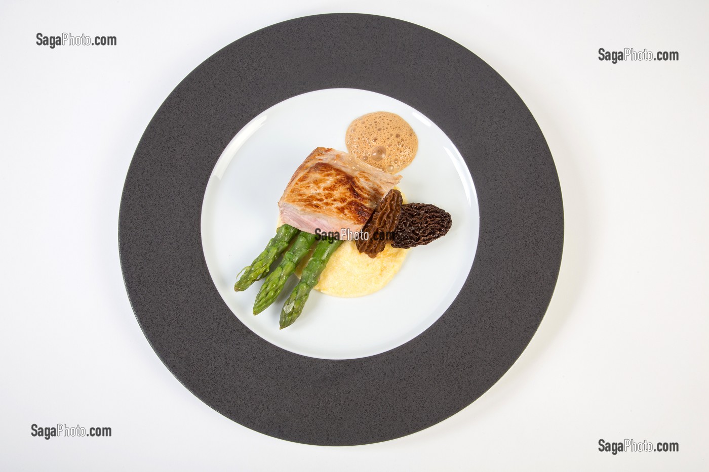 QUASI DE VEAU AUX MORILLES, RECETTE DU CHEF ETOILE LAURENT CLEMENT, COURS GABRIEL, CHARTRES 