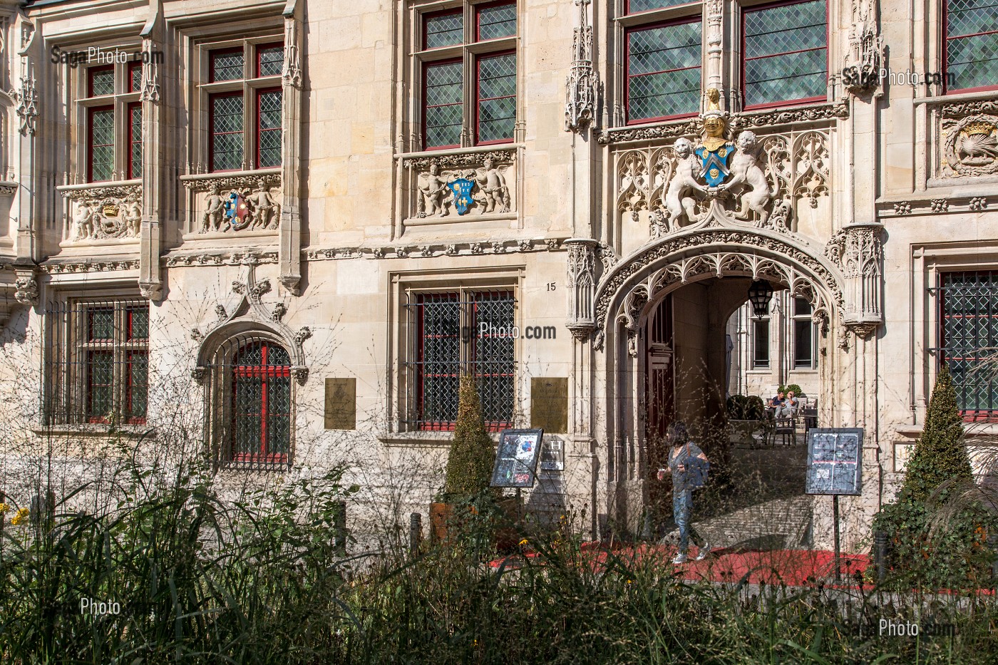 FACADE DE HOTEL DE BOURGTHEROULDE, PLACE DE LA PUCELLE, ROUEN (76), FRANCE 