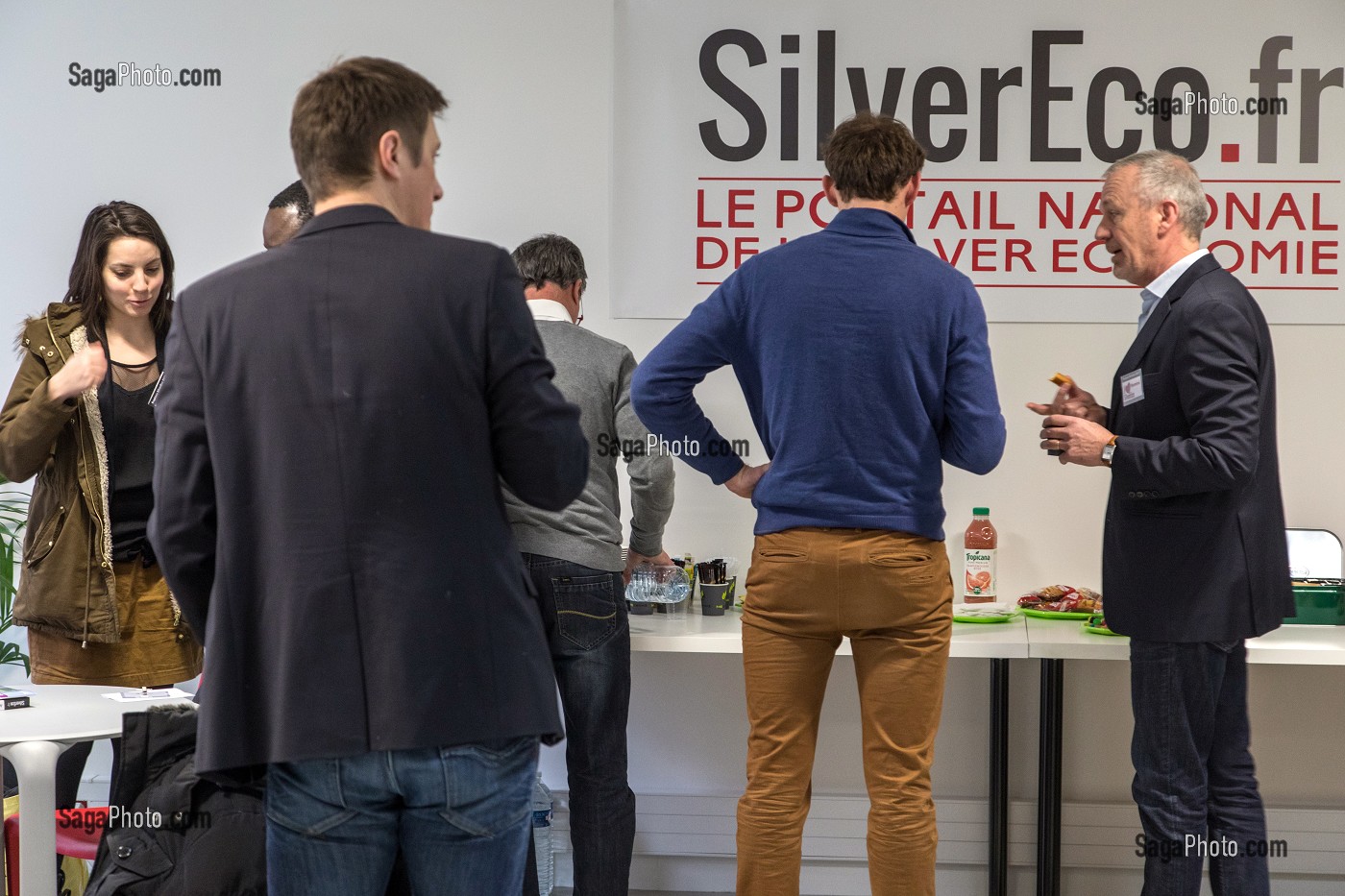 PETIT-DEJEUNER POUR LES TROPHEES SILVERECO 2017, SILVER INNOV', IVRY-SUR-SEINE (94), FRANCE 