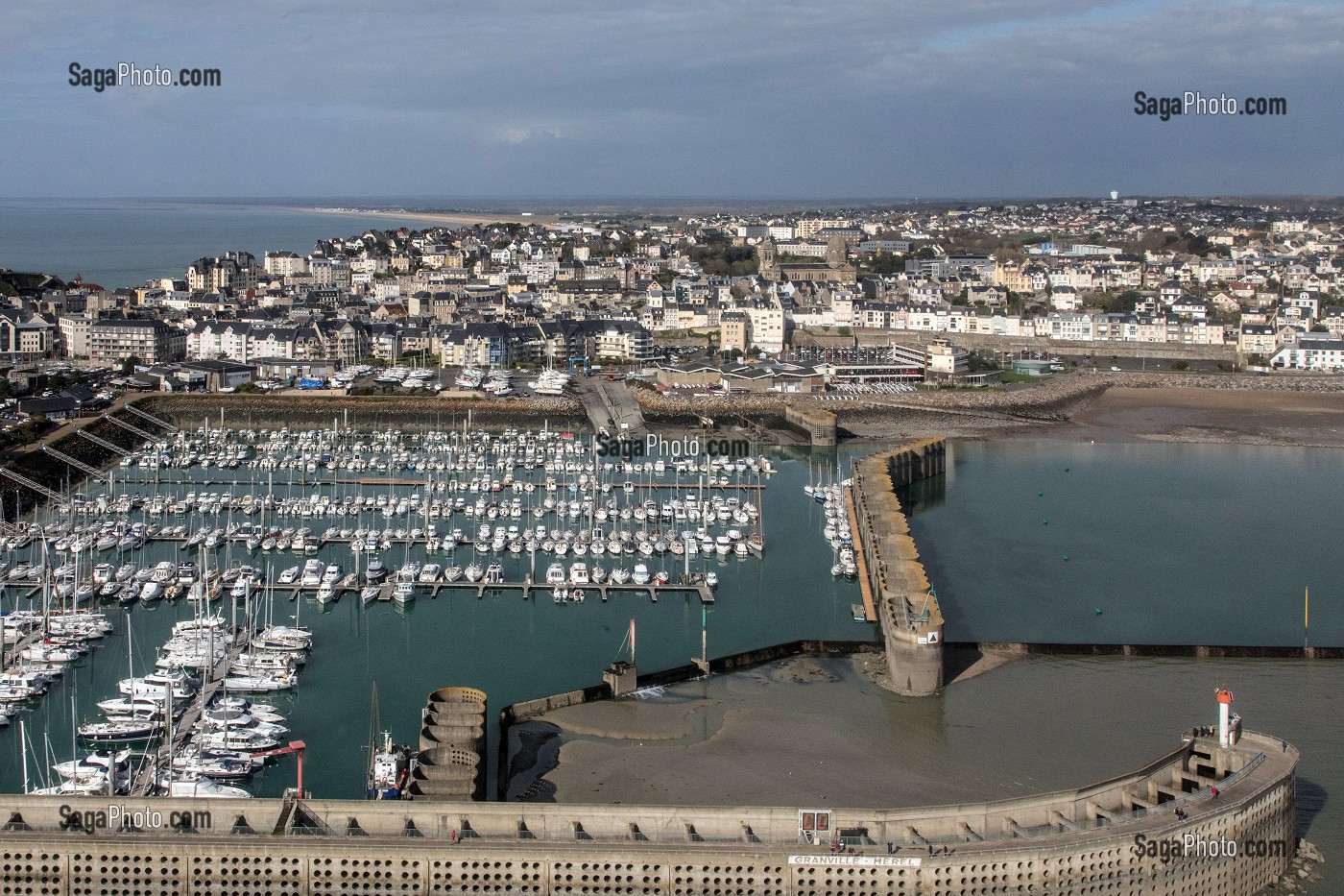 PORT DE PLAISANCE DE LA VILLE DE GRANVILLE (50), FRANCE 