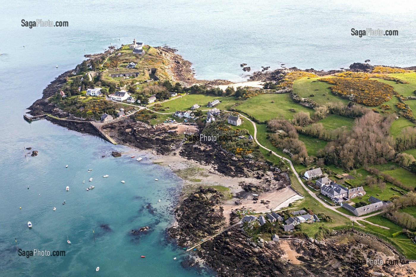 LES ILES ANGLO-NORMANDES DE CHAUSEY, GRANVILLE (50), FRANCE 